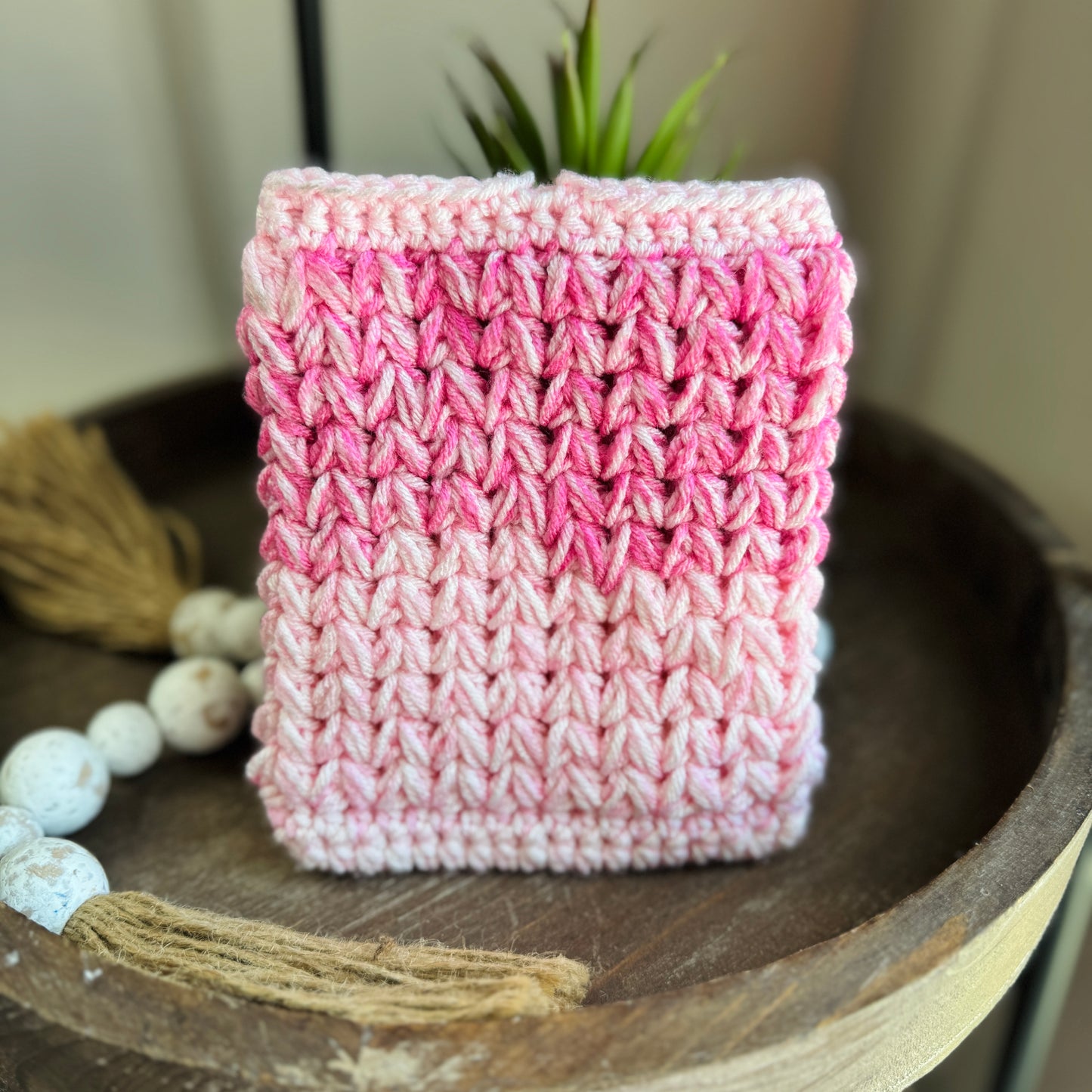 Pink Stripe Kindle Sleeve.